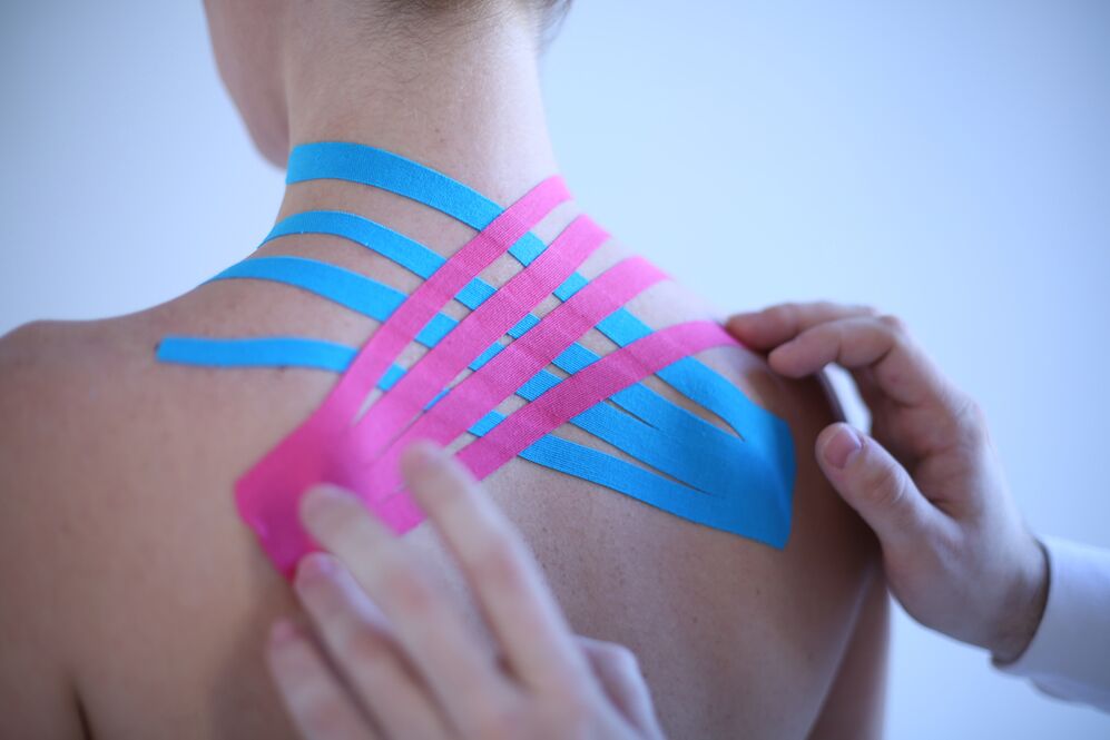 Kinesio-Taping bei Osteochondrose der Wirbelsäule